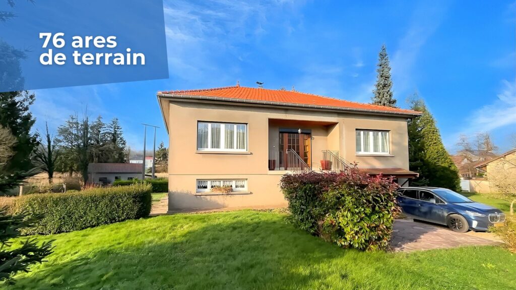 Maison individuelle sur 76 ares à Ebersviller