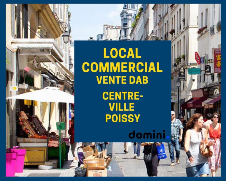 Centre ville Poissy - Local commercial 64m2